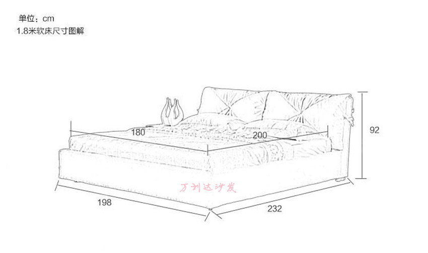 床 家具厂 家居床 床1.5米 特价床 床批发 韩式床 床类 床1.8米