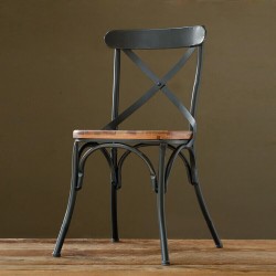 2014独家新款复古铁艺餐椅 加工定制批发温馨耐用餐椅 质优价廉