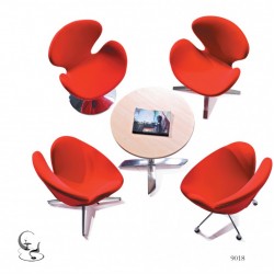 精品展示定型海绵天鹅椅 设计师家具 个性家具设计 商场休闲椅