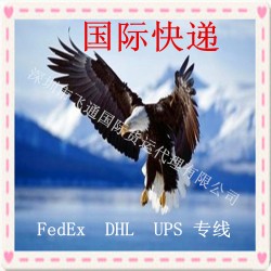 深圳一级大陆DHL美国加拿大国际快递大陆fedex贷公司国际物流专线