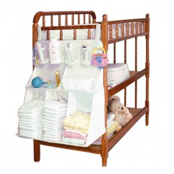婴儿床最佳配搭 婴儿床立体挂包 超大号置物袋 防水