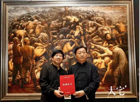 李自健《南京大屠杀》被国博馆永久收藏