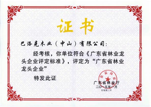 生活家成为广东省林业龙头企业
