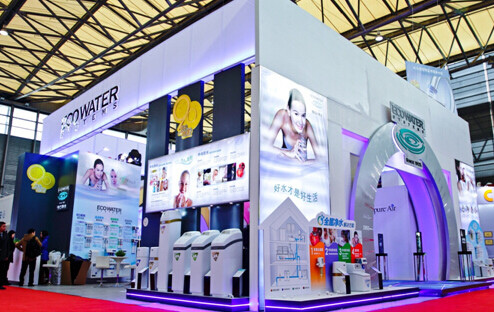 美国怡口全屋净水产品展示区