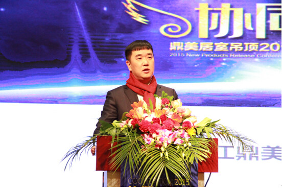 鼎美居室吊顶总经理张总做项目简报