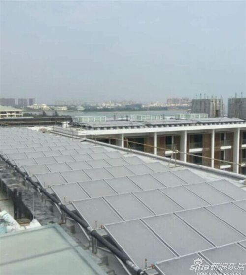 博鳌亚洲论坛万和平板太阳能热水系统实景拍摄