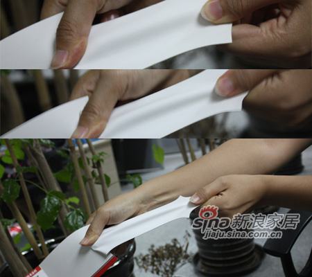 编辑用力拉扯样品，在极端用力的情况下才拉断边缘