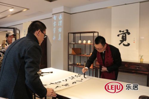 范舟老师现场挥毫泼墨