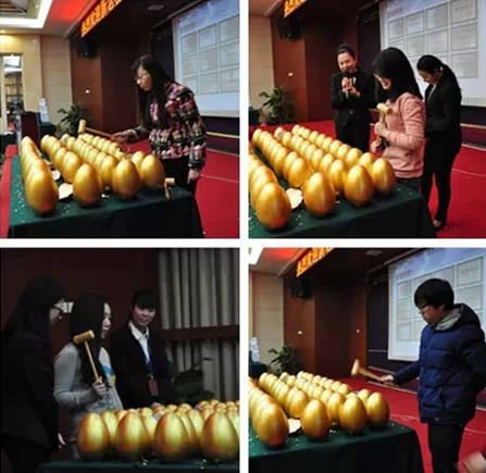 现场金蛋砸不停,大礼送不停