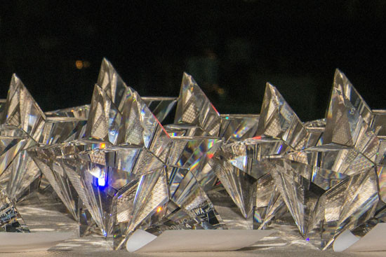Glod Key Award 19大类别当晚逐一揭晓,施华洛奇水晶奖杯星光熠熠