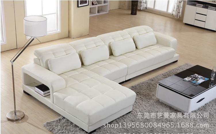 sofa 厂家直销头层牛皮大小户型个性功能组合真皮家具YM-GL-008