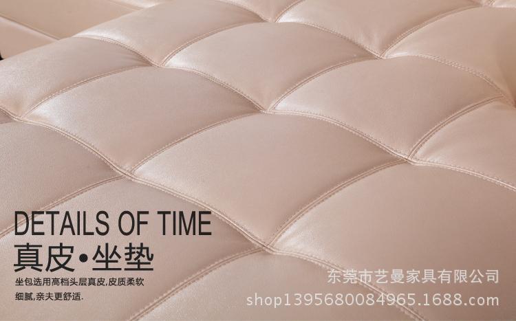 sofa 厂家直销头层牛皮大小户型个性功能组合真皮家具YM-GL-008