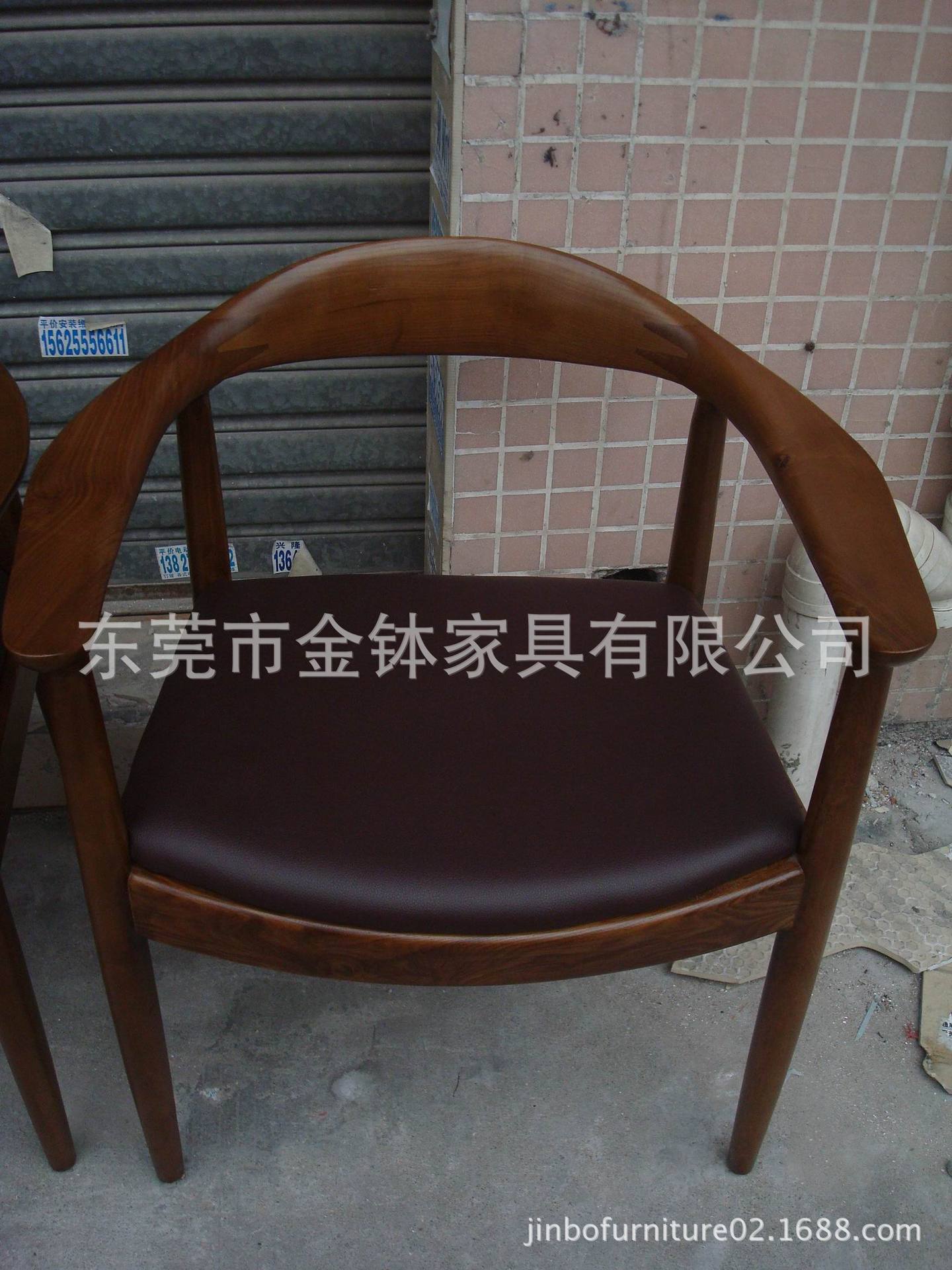 批发订做全球经典款式纯手工加工的实木餐椅 肯尼迪椅JB-W011