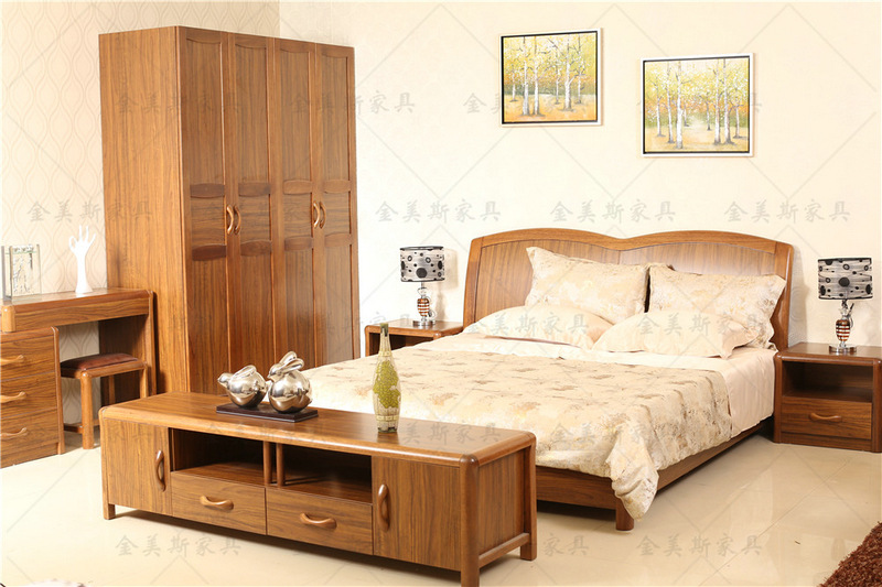 特价供应 M8101-180实木套房家具 优质虎斑木地柜