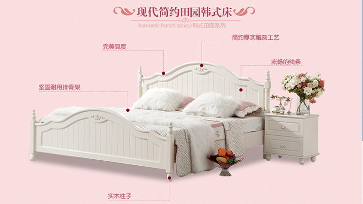 韩式妆台 法式妆台 欧式妆台 套房妆台 象牙白 家具一件代发