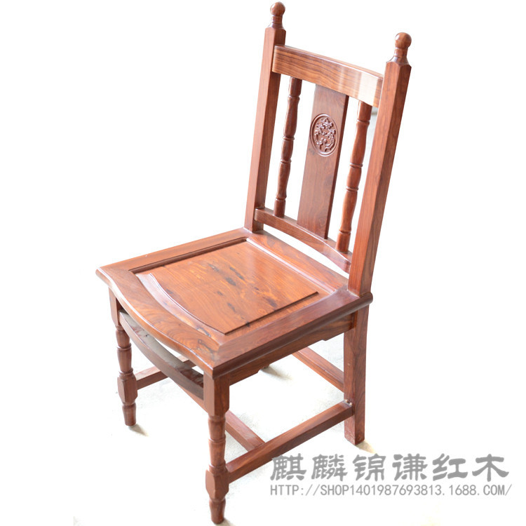 红木古典家具家私 阿根廷绿檀木靠背小椅子 实木换鞋矮凳实木加工