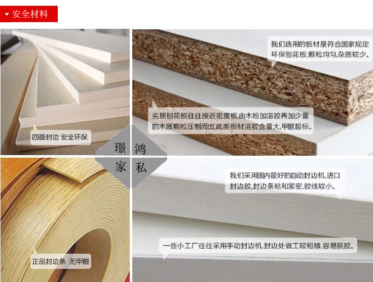 板式衣柜板式宜家家具简约衣柜拉门板式家具代加工板式家具工厂