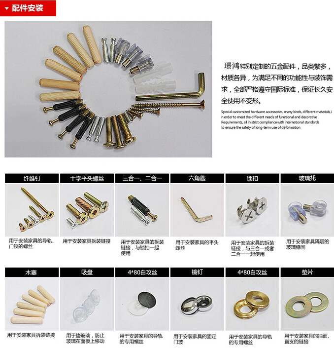 板式衣柜板式宜家家具简约衣柜拉门板式家具代加工板式家具工厂