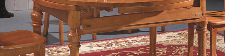 厂家直销 各类实木家具 成套餐桌椅全实木木轨升降台 桌类