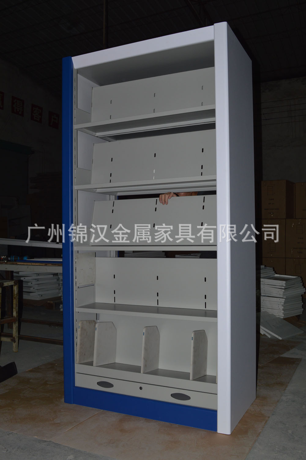 【广州锦汉】豪华不锈钢文件柜 定做不锈钢柜类 四层档案文件柜