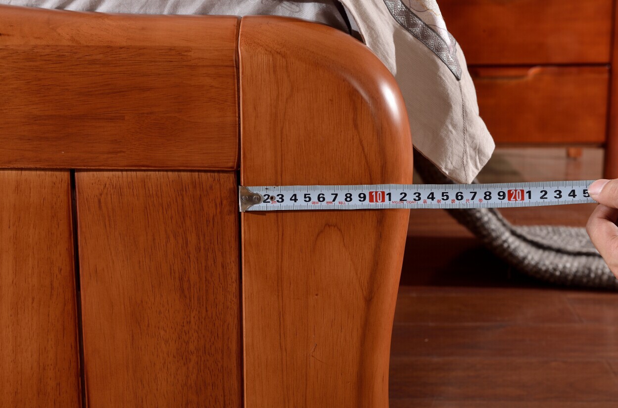 特价包邮 2014新款南康卧室套房实木家具系列1.8米可带高箱橡木床