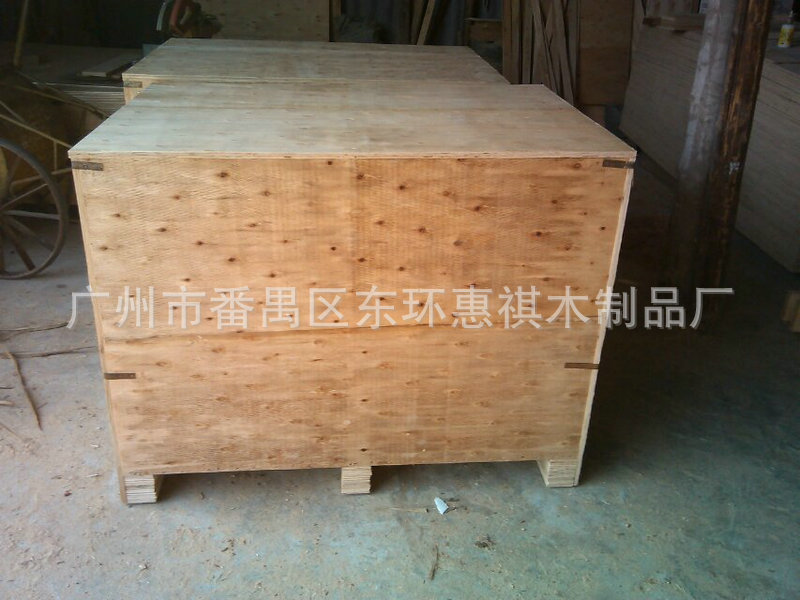工厂加工 折叠式包边胶合板箱 免熏蒸木架胶合板木箱
