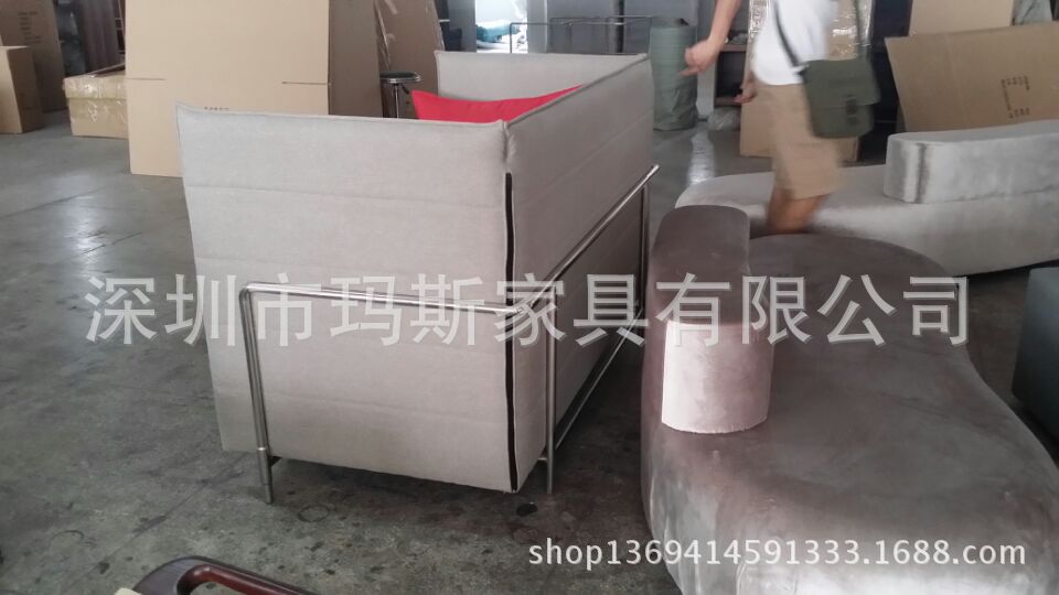 厂家热销 三位休闲沙发 个性休闲沙发 休闲样板房家具
