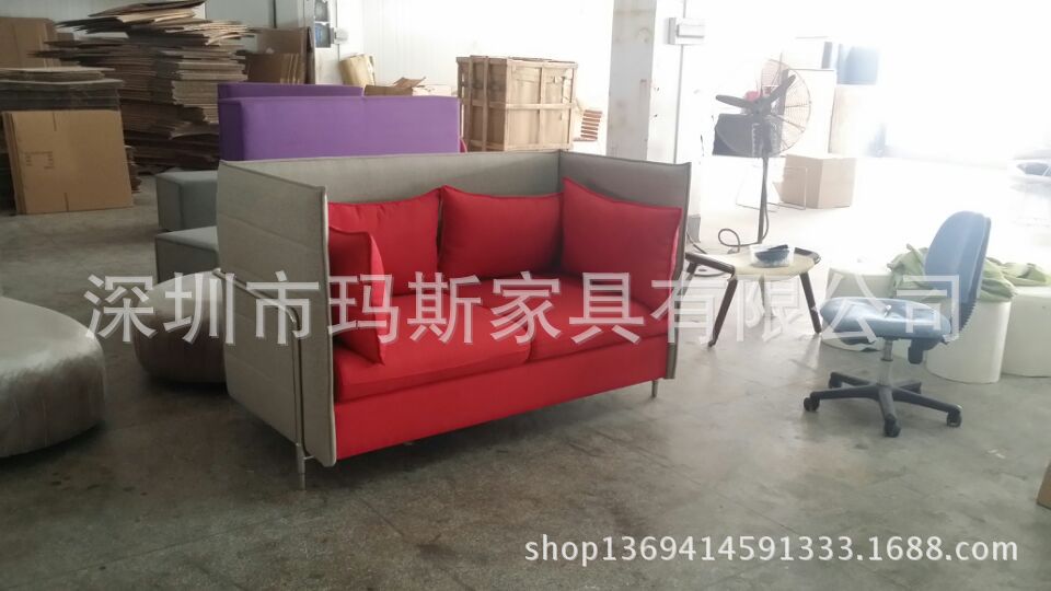 厂家热销 三位休闲沙发 个性休闲沙发 休闲样板房家具