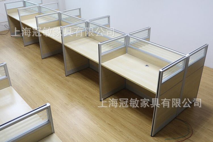 上海办公家具厂 直销屏风工作位 员工电脑桌卡座 职员办公桌现货