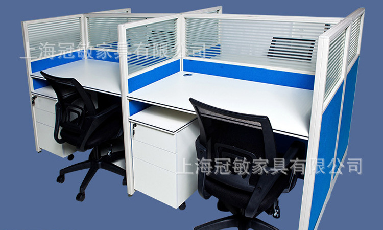 上海办公家具厂 直销屏风工作位 员工电脑桌卡座 职员办公桌现货