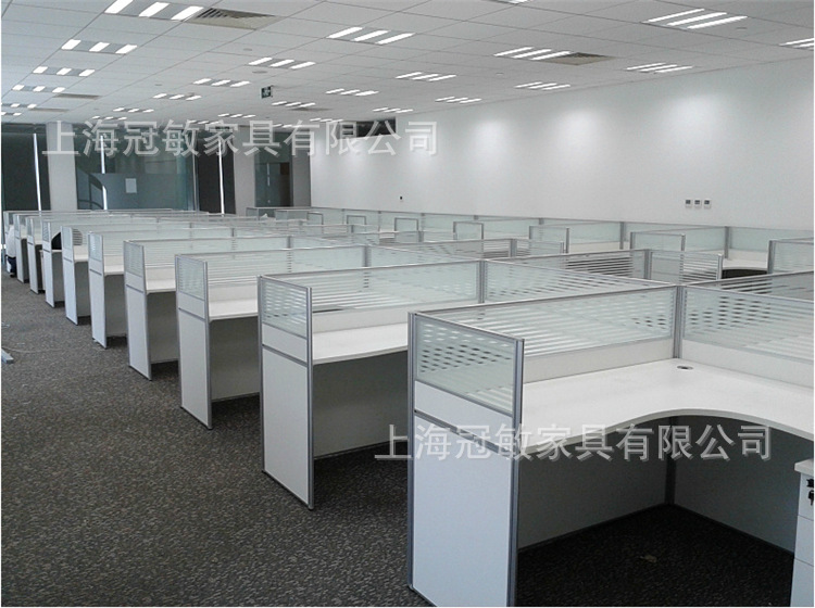 上海办公家具厂 直销屏风工作位 员工电脑桌卡座 职员办公桌现货