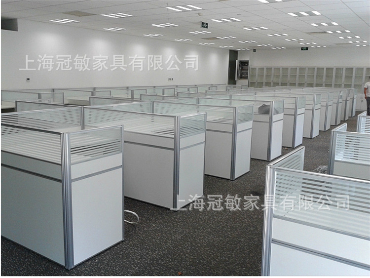 上海办公家具厂 直销屏风工作位 员工电脑桌卡座 职员办公桌现货