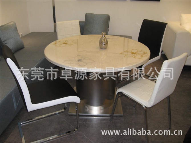 定做不锈钢架家具，桌类大理石餐桌，不锈钢餐桌，钢化玻璃会议桌