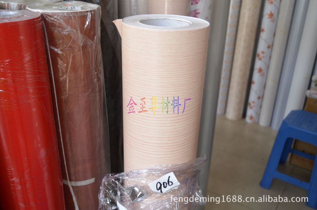 【厂家直销】木纹加工 木纹塑料 木纹贴纸 家具木纹纸 木纹纸PVC
