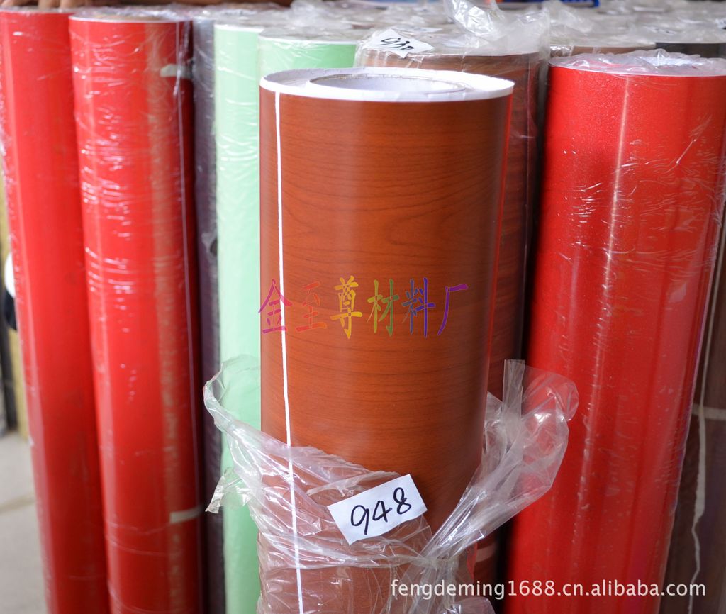 【厂家直销】木纹加工 木纹塑料 木纹贴纸 家具木纹纸 木纹纸PVC